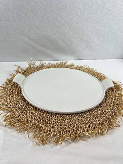 Homestar - Pure porselein - dienblad- serveer blad - tafel decoratie - 26,5cm - wit