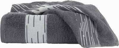 Homéé Badlaken Essentials 550g. m² 70x140cm 100% katoen badstof set van 2 stuks antraciet
