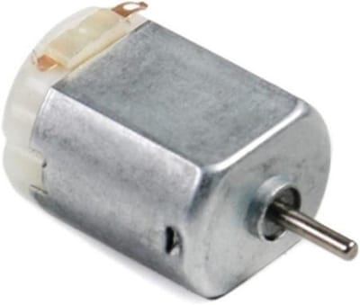 Mini Motor Starter - Kleine DC Motor - Hobby Projecten - Laag Geluidsniveau - 20mm Diameter - Zilverkleurig