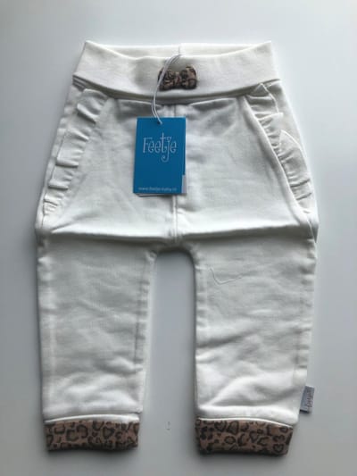 Feetje - Broek Panther Cutie - Offwhite - 74
