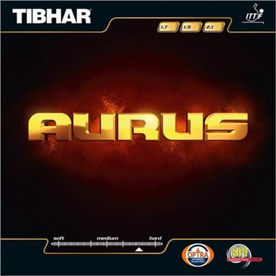 Tibhar - Aurus - Rood - 2.1 - Tafeltennis Rubbers