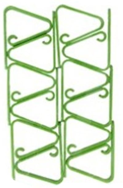 Gerim Kitchen Solutions Tafelkleedklemmen - 12x stuks - groen - kunststof