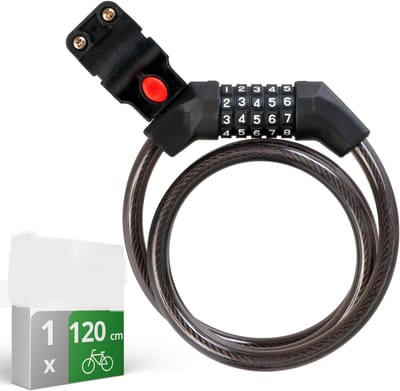 Kettingslot Fiets - Kabelslot - Fietsslot met Cijferslot - Fietssloten - Ketting