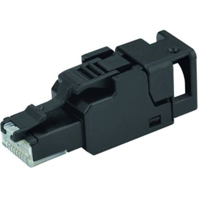Telegärtner 100023052 Niet-afgeschermde veldgeconfectioneerbare RJ45-connector UFP8 T568B CAT.6A(IEC), AWG24/1-AWG23/1, AWG27/7-AWG23/7 100023052