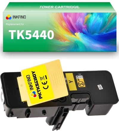 INKFIND TK5440 Geel tonercartridge compatibel met Kyocera TK5440 TK-5440 Geel toner cartridge - 1-pack Geel
