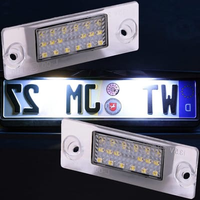 Recambo Led-kentekenplaatverlichting geschikt voor Audi A3 8L | A4 Limousine Avant B5
