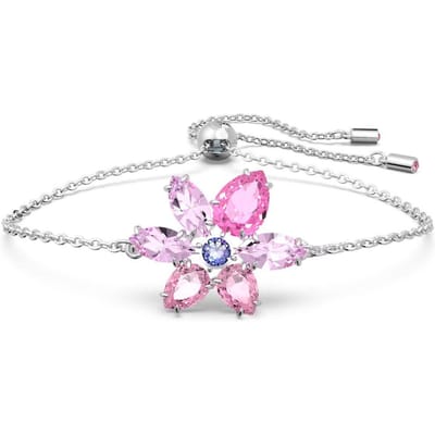 Swarovski Gema Prachtige Armband Damesarmbanden Roze 5658396 Box+Shopping Bag (Random Color),M white
