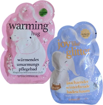 Wintergeur Badschuim - Set van 2 | 2x 80g | Badzout Treaclemoon - Speciaal voor de wintermaanden