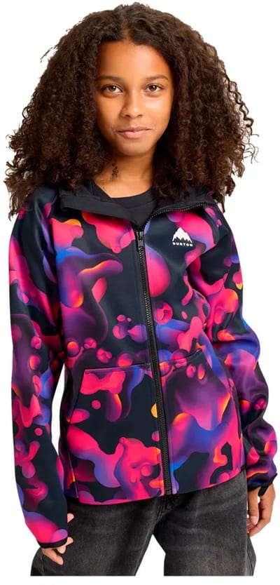 Burton Crown Weatherproof Fleece Met Volledige Rits Veelkleurig 10 Years Meisjes