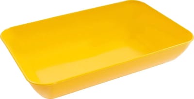 Eberhard Faber knutselschaal - afmetingen 200x150x38mm - geel - kunststof - EF-579913