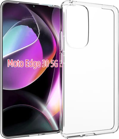 MobyDefend Hoesje - Geschikt voor Motorola Edge 30 - Transparante TPU Backcover - Volledig Doorzichtig
