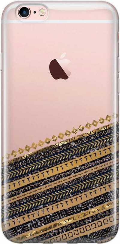 Casimoda® hoesje - Geschikt voor iPhone 6/6s - Modern Wood - telefoonhoesje - Backcover - Geen opdruk - Multi