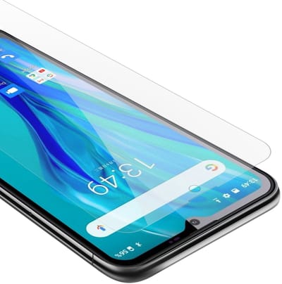 Cadorabo Screenprotector geschikt voor Oukitel C23 PRO - Pantser film Beschermende film in KRISTALHELDER Geharde (Tempered) display beschermglas in 9H hardheid met 3D Touch