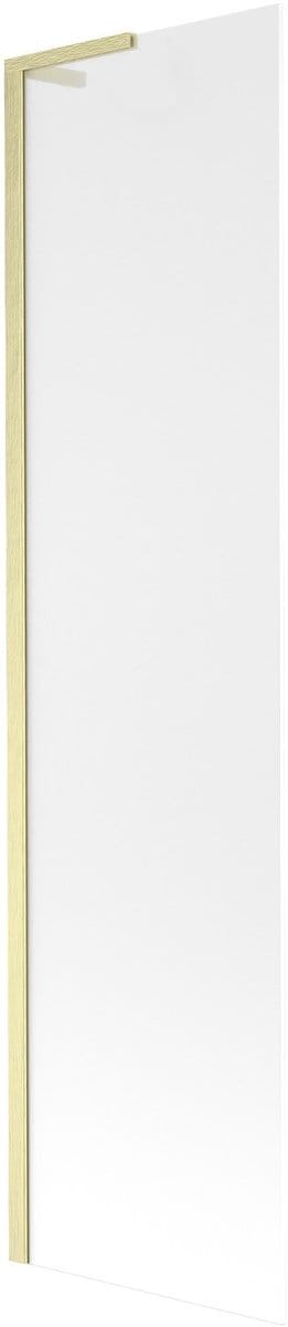 Mexen Next L badwand 1-vleugelig 50 x 150 , ijs, goud geborsteld - 895-050-000-03-30-55