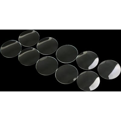 10 stuks koepelvormige mineraalglas spiegel horlogelens vervangende onderdelen horlogemaker 28 mm 33mm black