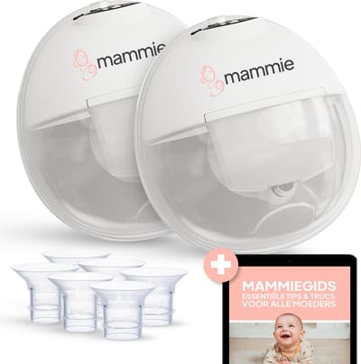 Mammie Dubbele Draadloze Elektrische Borstkolf - met Timerfunctie - Handsfree & Draagbaar - BPA vrij