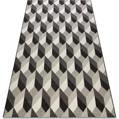 Kleden Rugsx Sisal tapijt SISAL FLAT 48624/690 BLOKJES 3D 120x170 cm