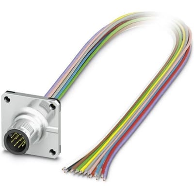 Phoenix Contact 1441707 Sensor/actuator inbouwconnector M12 Aantal polen (sensoren): 12 Stekker, inbouw 0.50 m 1 stuk(s)
