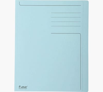 Recycled Cardboard A4 Covers 280g - Blue - Pack of 100