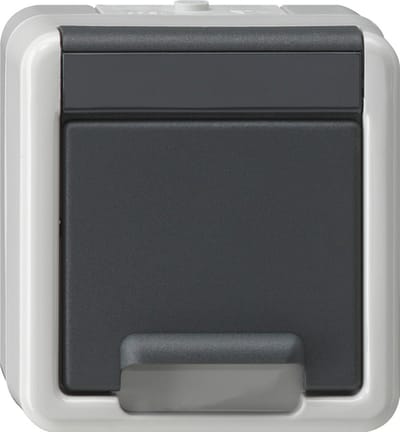 Gira Spatwaterdichte Opbouwcontactdoos (WCD-schakelmateriaal) - 041430 - E36YM