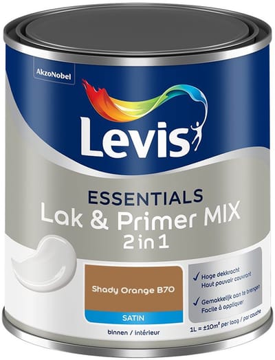 Levis - Essentials Lak & Primer Mix - Shady Orange B70 - Mengverf - 1 L