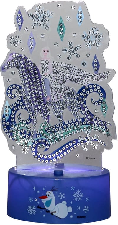 Frozen Diamond Painting Nachtlamp.
