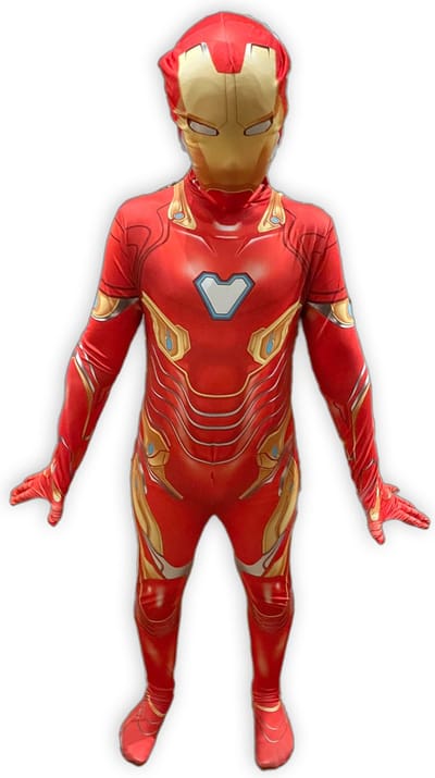 Superheldendroom - Iron Man - 104 (3/4 Jaar) - Verkleedkleding - Superheldenpak - Actieheld - Carnaval