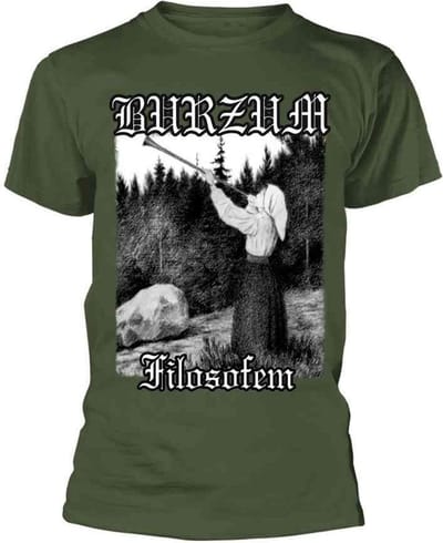 Burzum Unisex Tshirt -XL- FILOSOFEM (GREEN) Groen