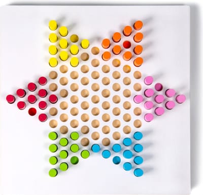 Remember - Spel Halma - Hout - Multicolor