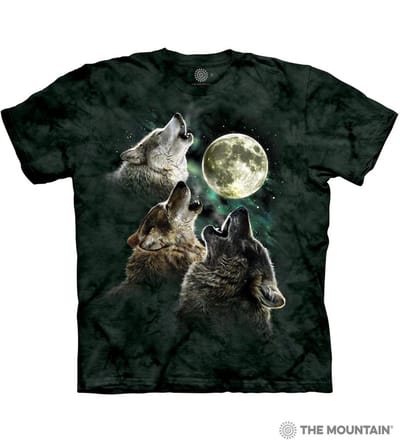 T-shirt Three Wolf Moon S