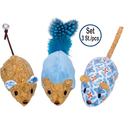 Knuffel voor kattenmuis met kattenkruid Nobby Pet