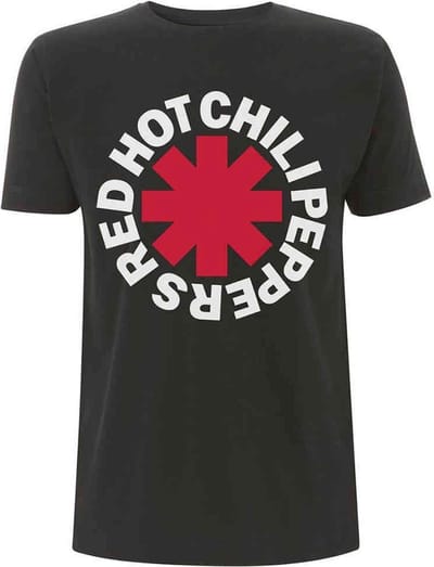 Red Hot Chili Peppers - Classic Asterisk Heren T-shirt - S - Zwart