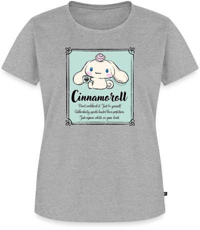 Cinnamoroll Don't Overthink It. Just Be Yourself Premium T Shirt Dames