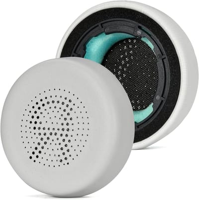 Zachte en comfortabele vervangende oorkussens voor JLab Go Lux ANC draadloze hoofdtelefoons, geluidsisolerende schuim, ideaal voor langdurig gebruik (Cloud White)