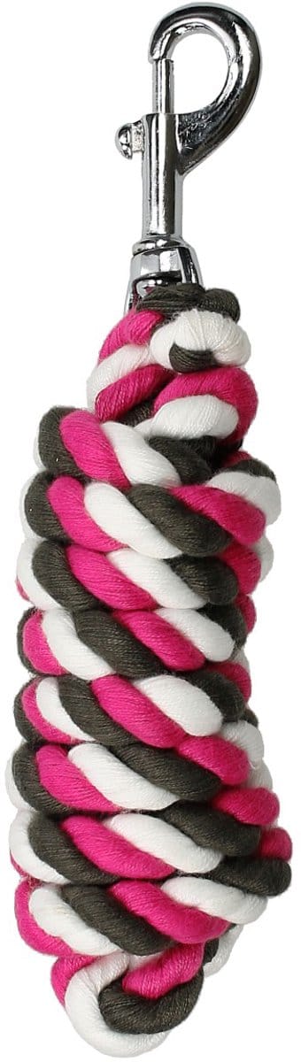 Horsegear Halstertouw Horsegear Striped Roze