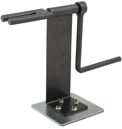 Opwindspoel voor spanband - magnetisch - zwart