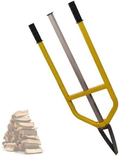 Houtkloofmachine - Kloofgereedschap - Brandhout Maken - Traagheidsmechanisme - 45 cm Kop - Zwart