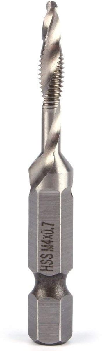 Dailygoods- Boor HSS - Hexagonale Tap - Hoge Hardheid - Roestbestendig - Spiral Slots - Voorboren en Draad Snijden
