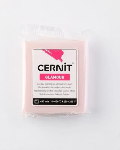 Boetseerklei lichtroze - Cernit Glamour 56g carnation