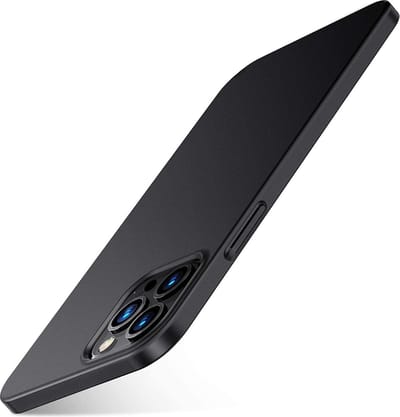 ShieldCase Hoesje geschikt voor Apple iPhone 12 / 12 Pro ultra thin case - 6.1 inch - zwart - Ultra Thin Hoesje - Slanke Case - Lichtgewicht iPhone Hoesje