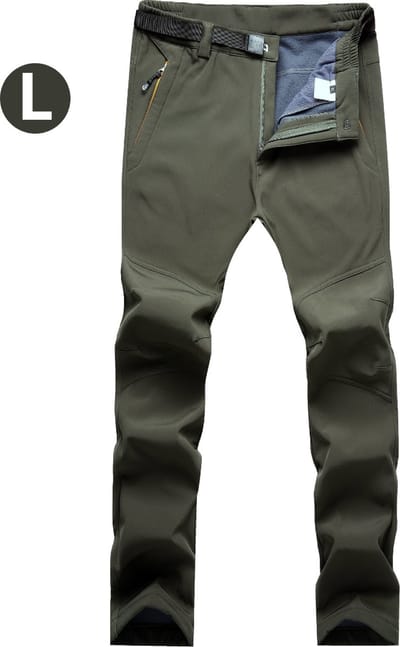Nivard Skibroek - Skipak - Snowboard Broek - Winterbroek - Sneeuwbroek - Heren - Dames - Unisex - Wintersport - Leger Groen L