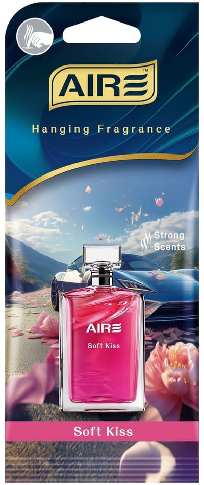 AIRE Luchtverfrisser SOFT KISS hanger card. Sterk geurend