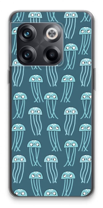 Case Company® - Hoesje geschikt voor OnePlus 10T hoesje - Kwallie - Soft Cover Telefoonhoesje - Bescherming aan alle Kanten en Schermrand