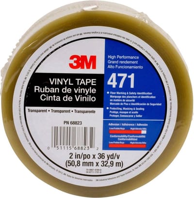 3M 471F 471T5033 PVC-plakband Transparant (l x b) 33 m x 50 mm 1 stuk(s)