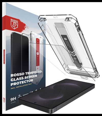 Rosso Screenprotector Geschikt voor Samsung Galaxy S25 Edge | 9H Tempered Glass | Beschermglas | Case Friendly | Met Installatietray | Geen luchtbellen & stof | Eenvoudige montage