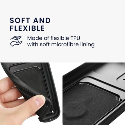 kwmobile telefoonhoesje geschikt voor Samsung Galaxy S24 FE - Set van 1 - Flexible case voor smartphone van TPU - design