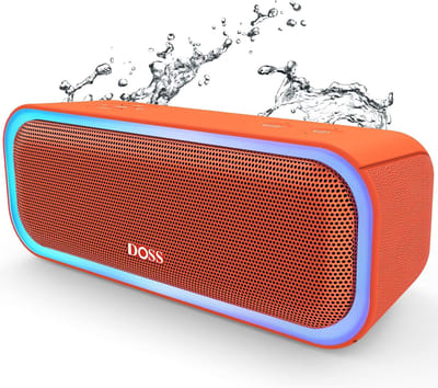 Draagbare Bluetooth Speaker - Draadloze Geluidsbox - Buitenfeesten Muziek - 20W Stereo Geluid - 737 x 1956 cm - Oranje