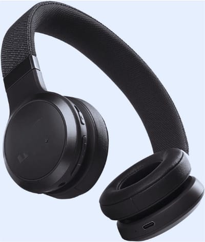 Draadloze On-Ear Hoofdtelefoon met Ruisonderdrukking - Lange Batterijduur en Spraakassistent-Bediening - Zwart, Medium
