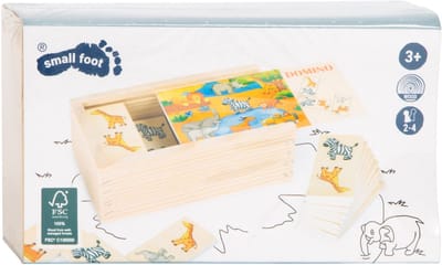 Small Foot - Wooden Domino Game Safari