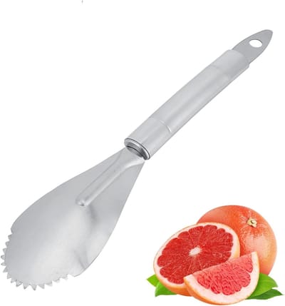 RVS Grapefruitmes voor het Makkelijk Schillen van Fruit - Keuken Gadget Accessoire voor Citrusvruchten, Snijden en Schillen